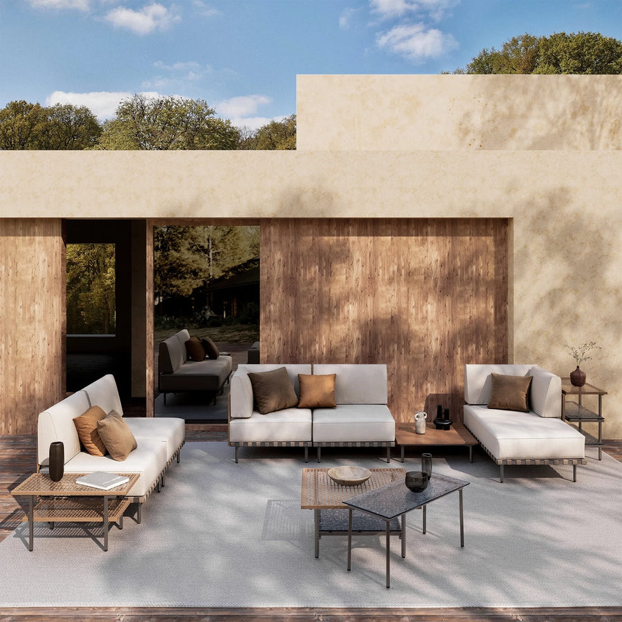 LAUSAINT HOME 10 Pieces Patio Conversation Set, Outdoor Luxury Series Furniture Set with Versatile Design and Plush Beige Cushions