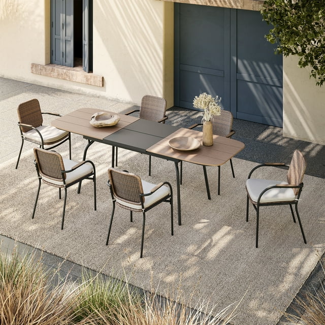 LAUSAINT HOME 7 Pieces Patio Ding Set