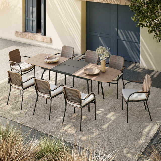LAUSAINT HOME 9 Pieces Patio Ding Set