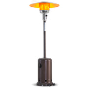 Garden Patio Heater 48000 BTU with Wheels, Fast Heating Propane Gas Heater